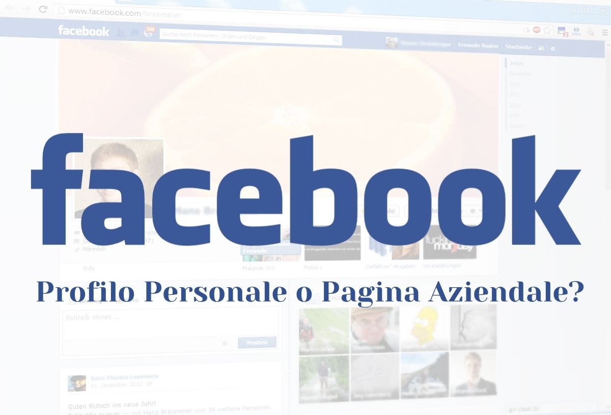 Facebook profilo personale o pagina aziendale